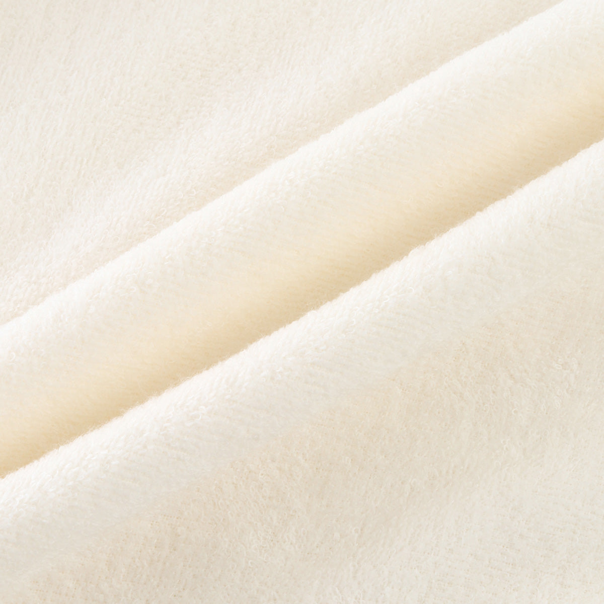 Airy Touch fluffy baby sleeper in Ivory