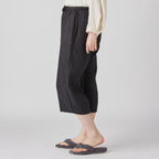 Marshmallow Gauze cropped pants in Black
