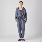 Marshmallow Denim Gauze jogger pants in Navy