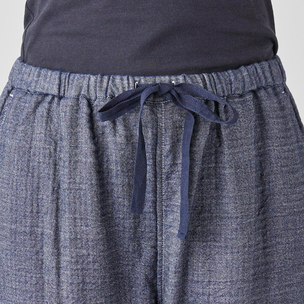 Marshmallow Denim Gauze jogger pants in Navy