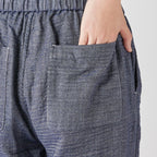 Marshmallow Denim Gauze jogger pants in Navy