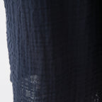 Crepe Gauze half pants in Dark Blue