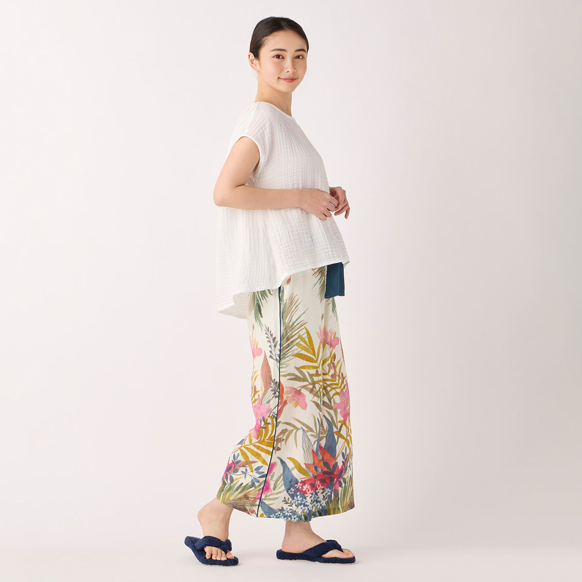 Marshmallow Gauze pants in Ivory
