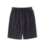 Marshmallow Gauze half pants in Black