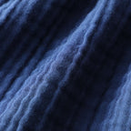 Crepe Gauze half pants in Dark Blue
