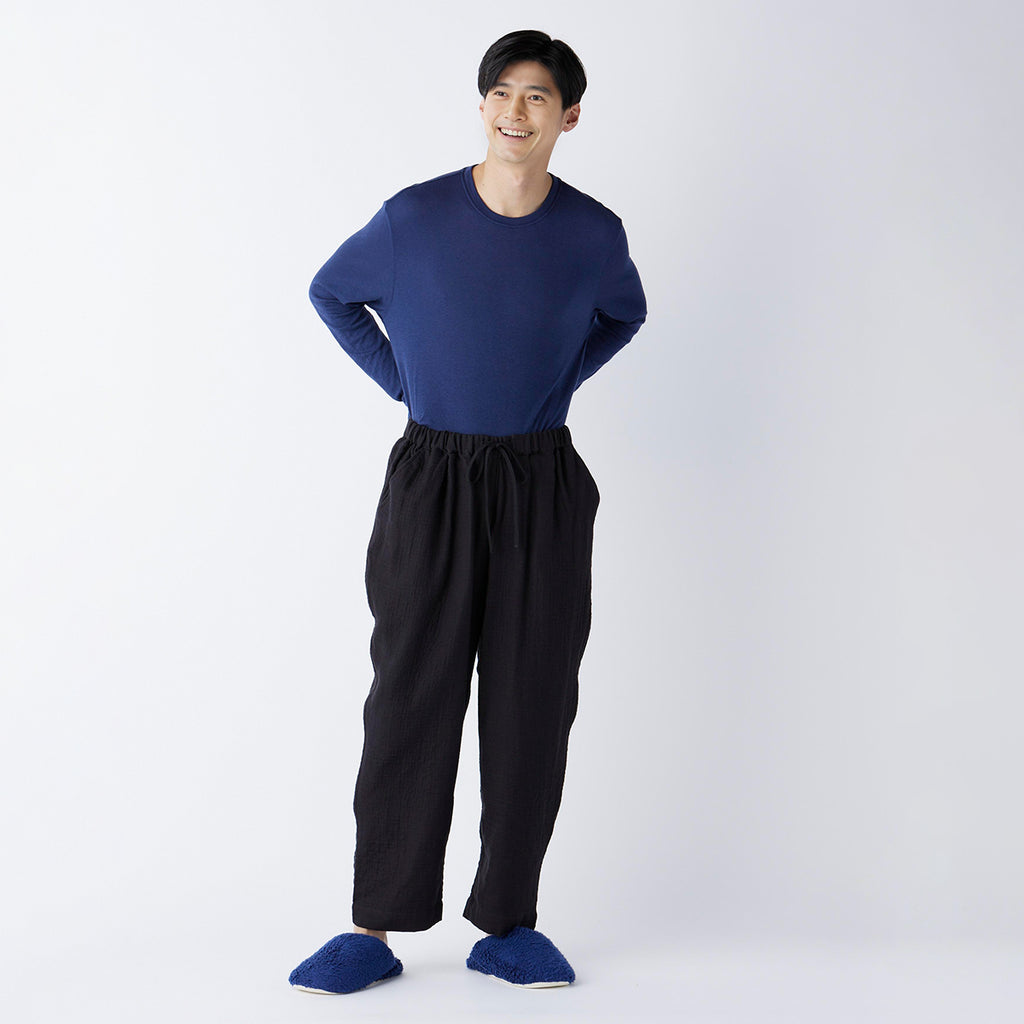 Marshmallow Gauze pants in Black