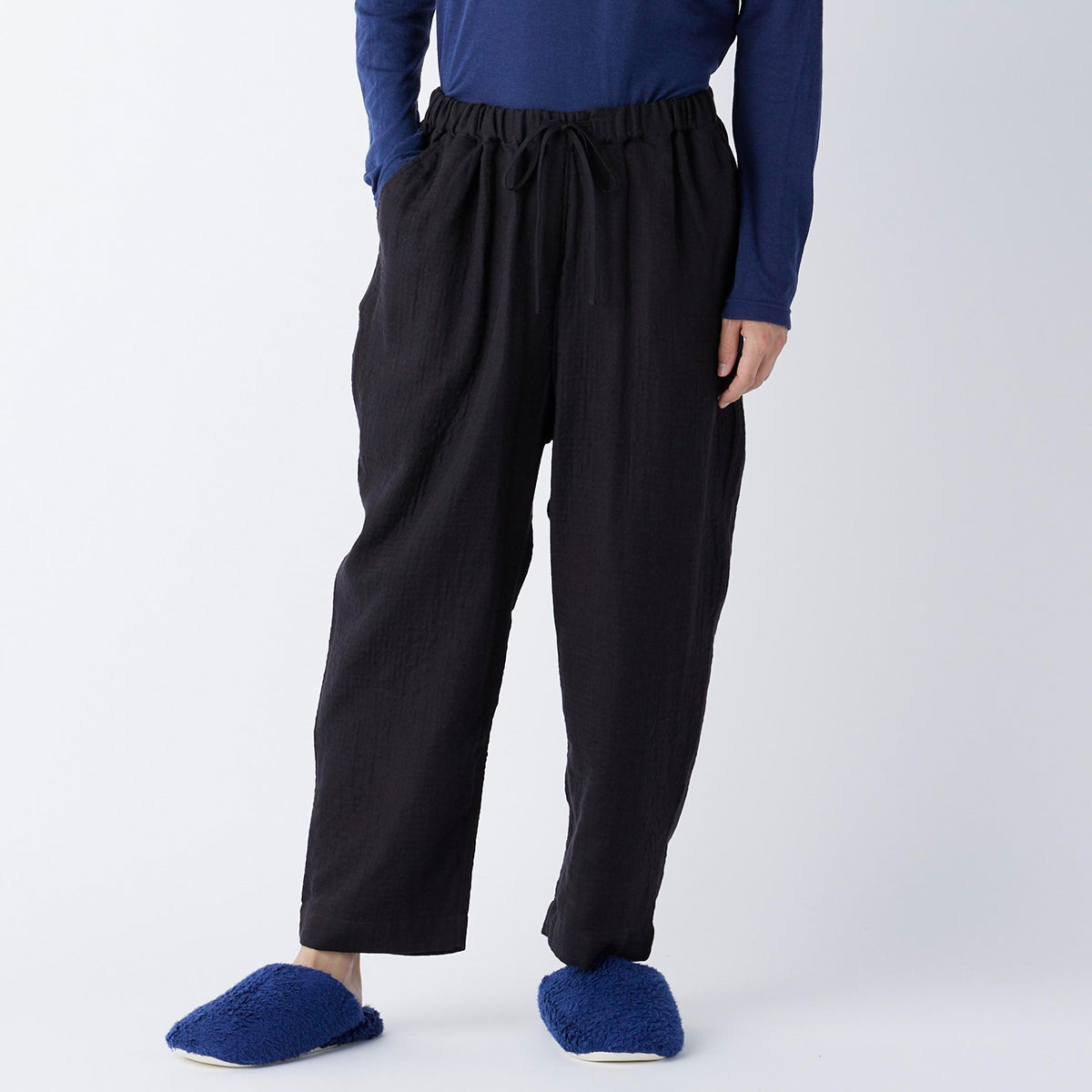 Marshmallow Gauze pants in Black
