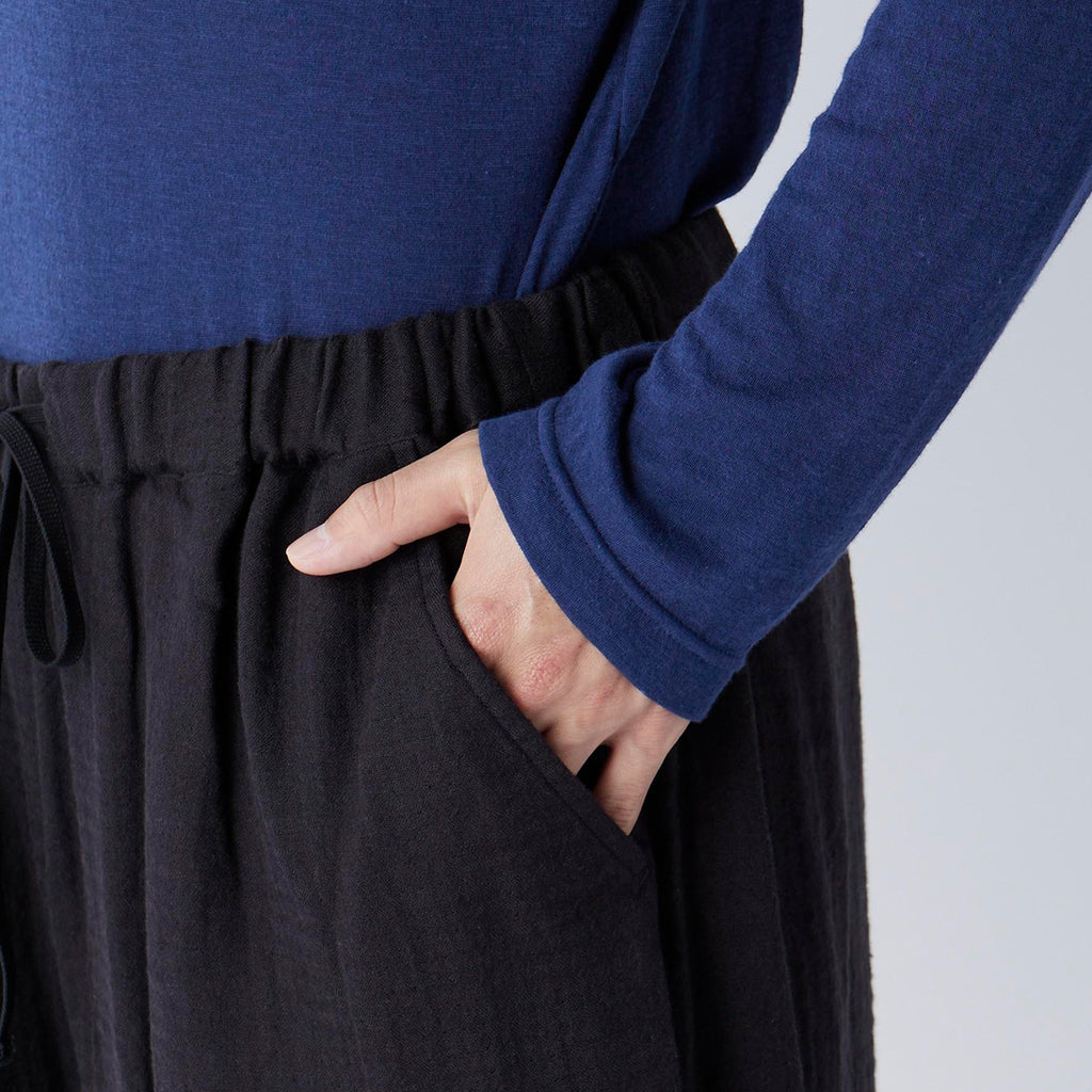 Marshmallow Gauze pants in Black