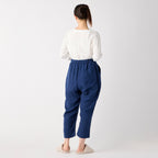 Marshmallow Gauze pants in Dark Blue