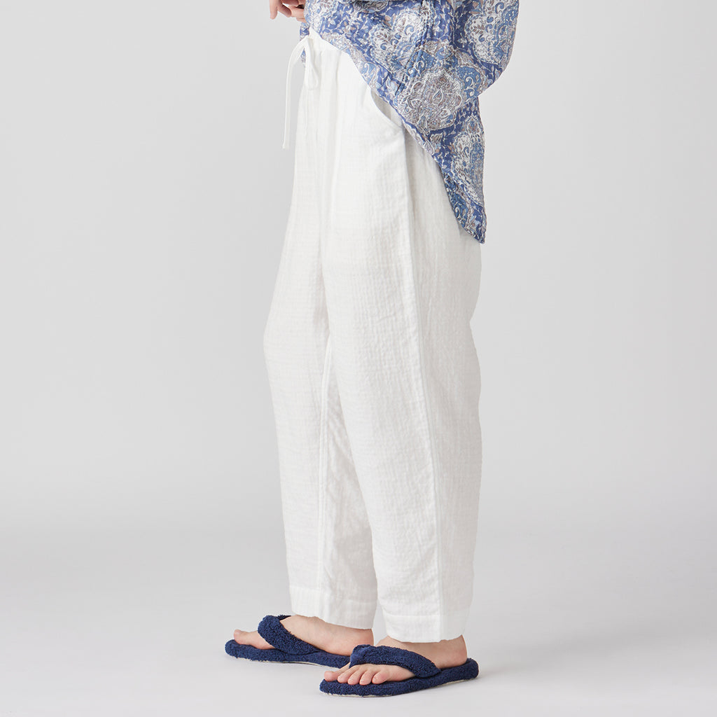 Marshmallow Gauze pants in White