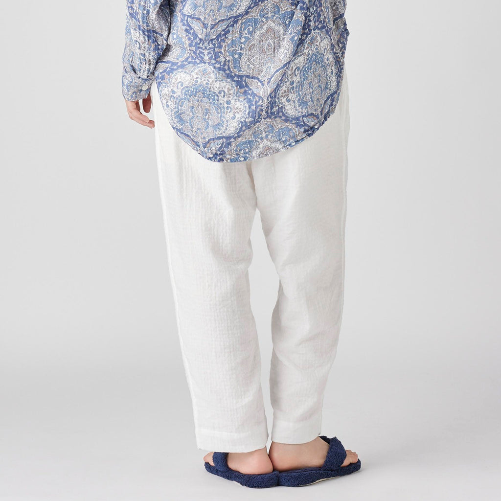 Marshmallow Gauze pants in White