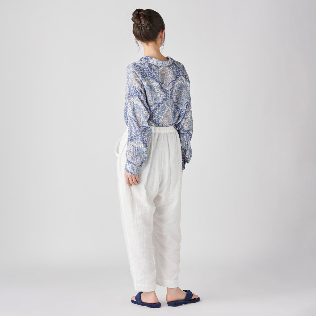 Marshmallow Gauze pants in White