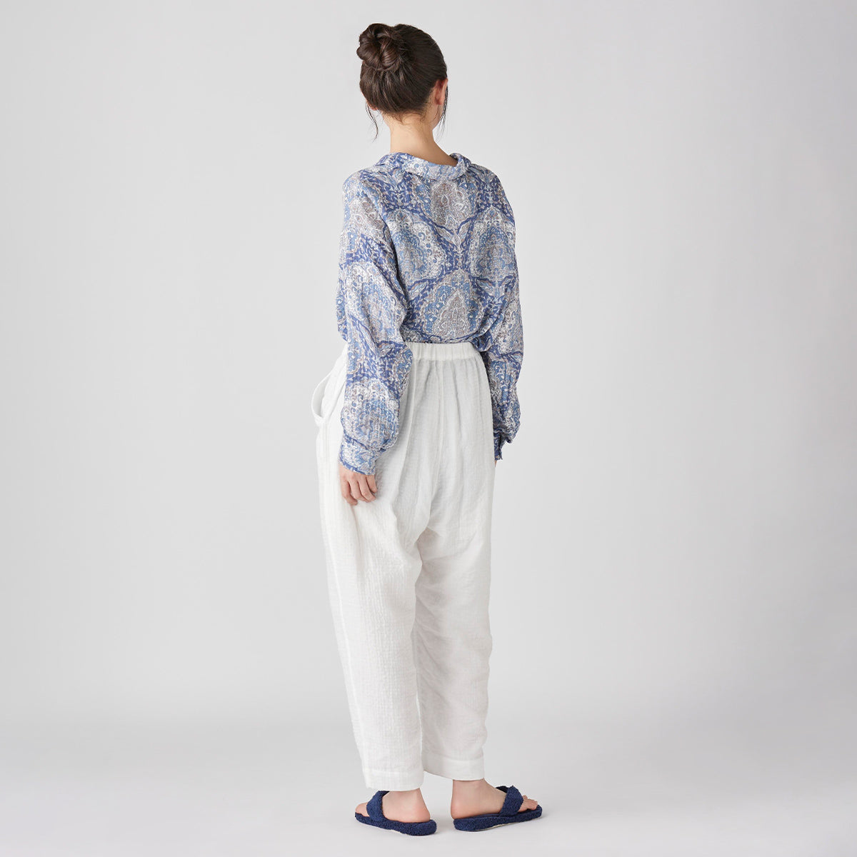 Marshmallow Gauze pants in White
