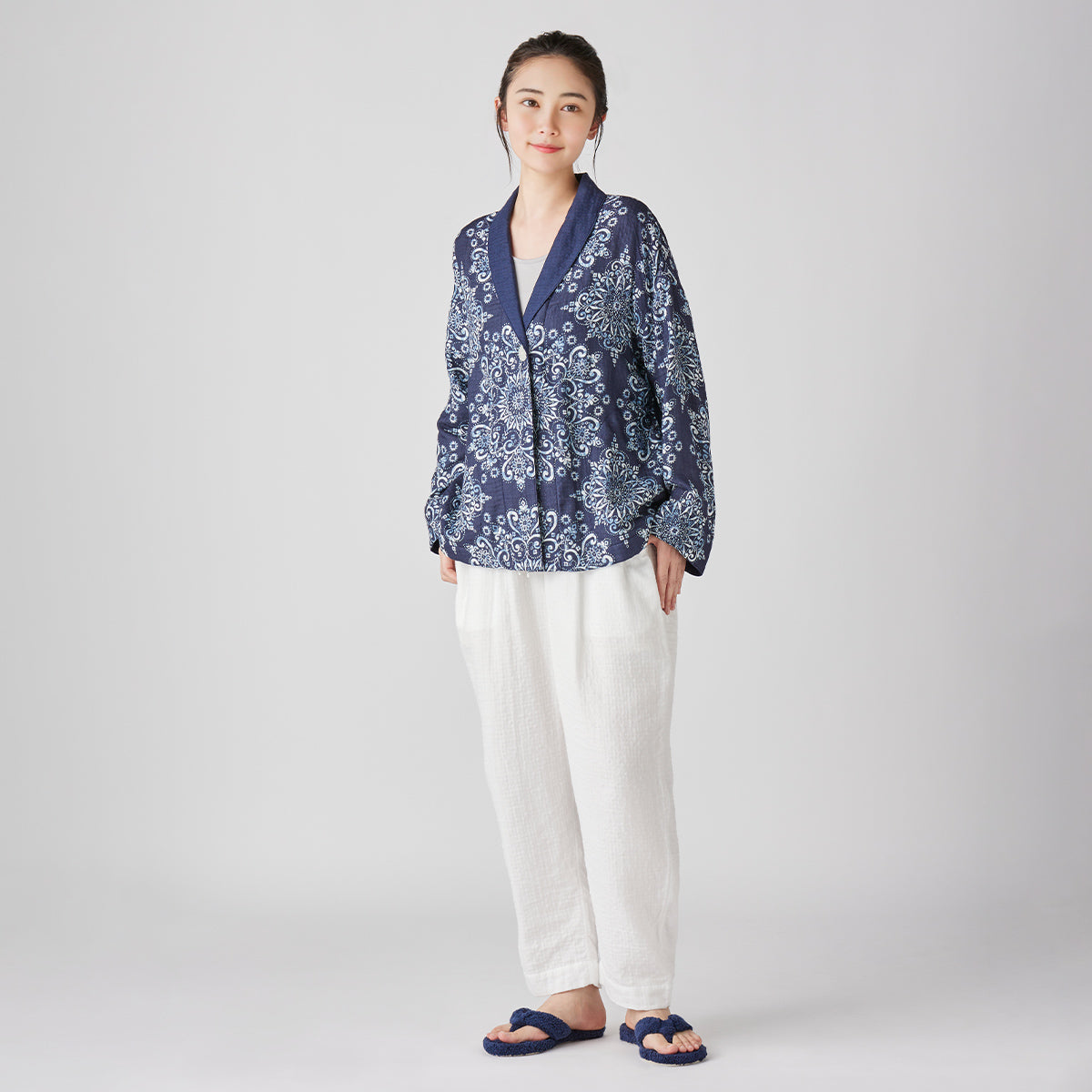 Marshmallow Gauze pants in White