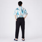 Crepe Gauze pants in Black