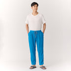 Crepe Gauze pants in Blue