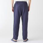 Crepe Gauze pants in Dark Blue