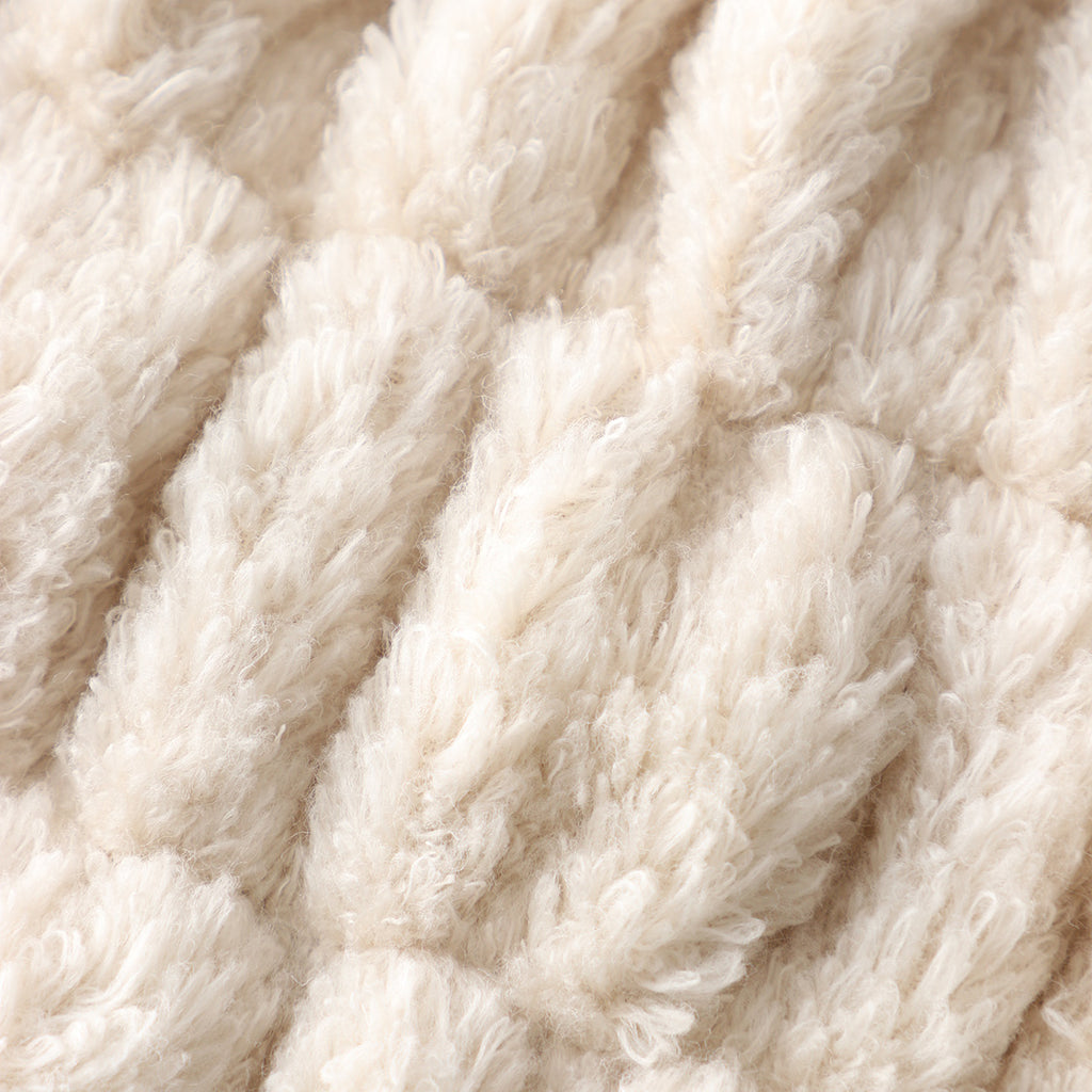 Super Marshmallow hair turban in Beige