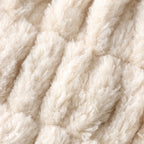 Super Marshmallow hair turban in Beige