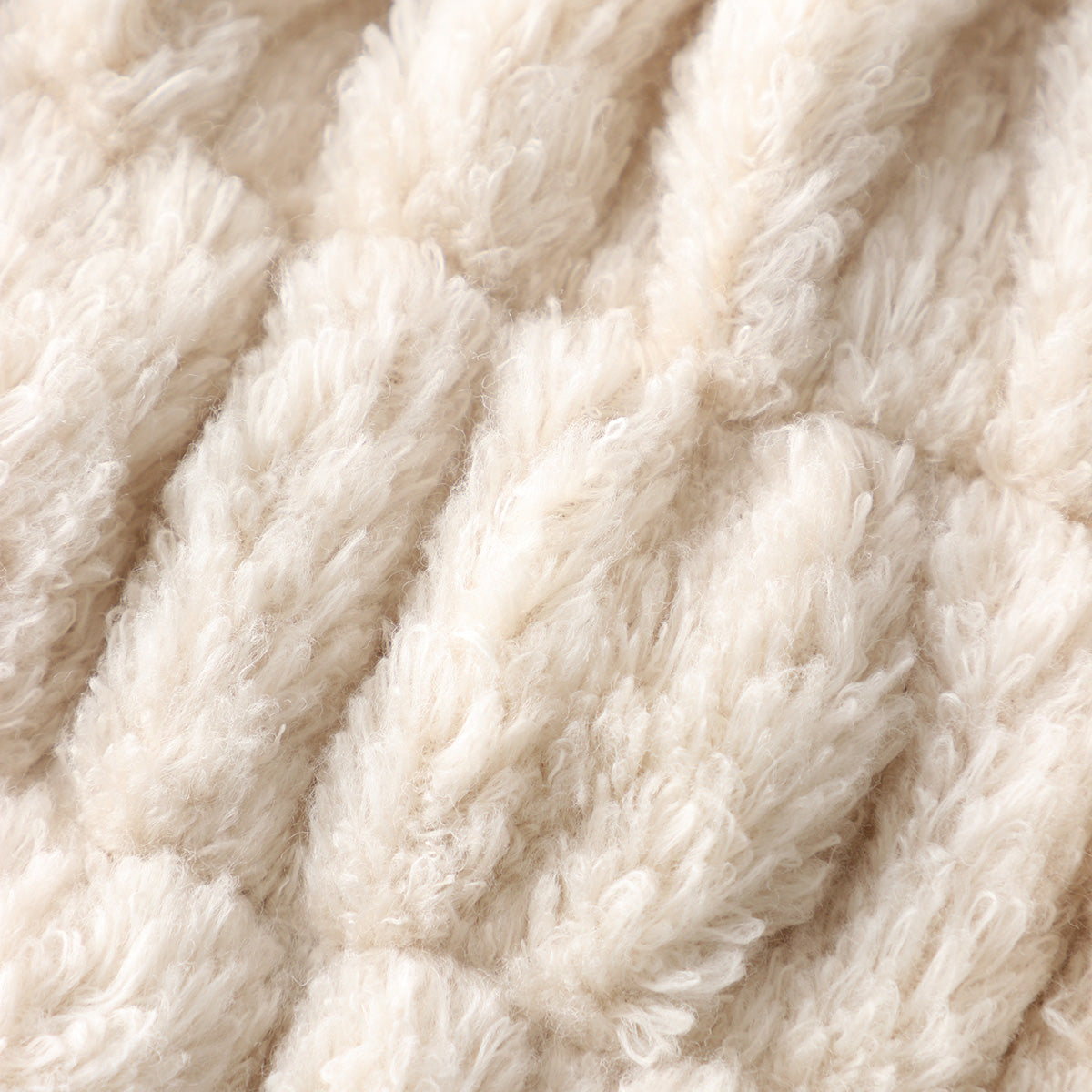 Super Marshmallow hair turban in Beige