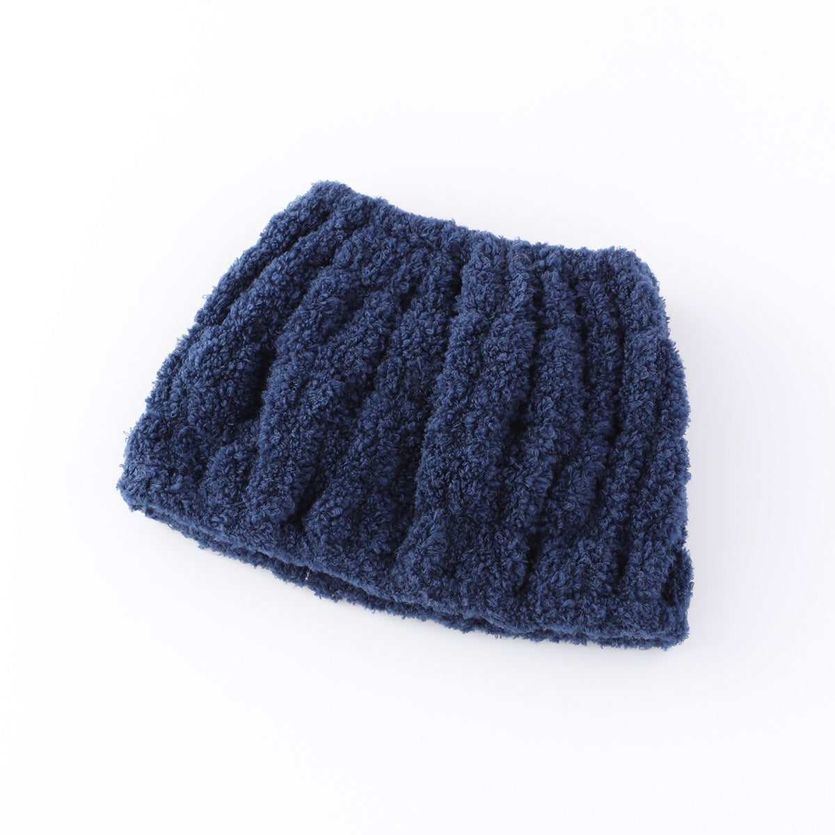 Super Marshmallow hair turban in Dark Blue