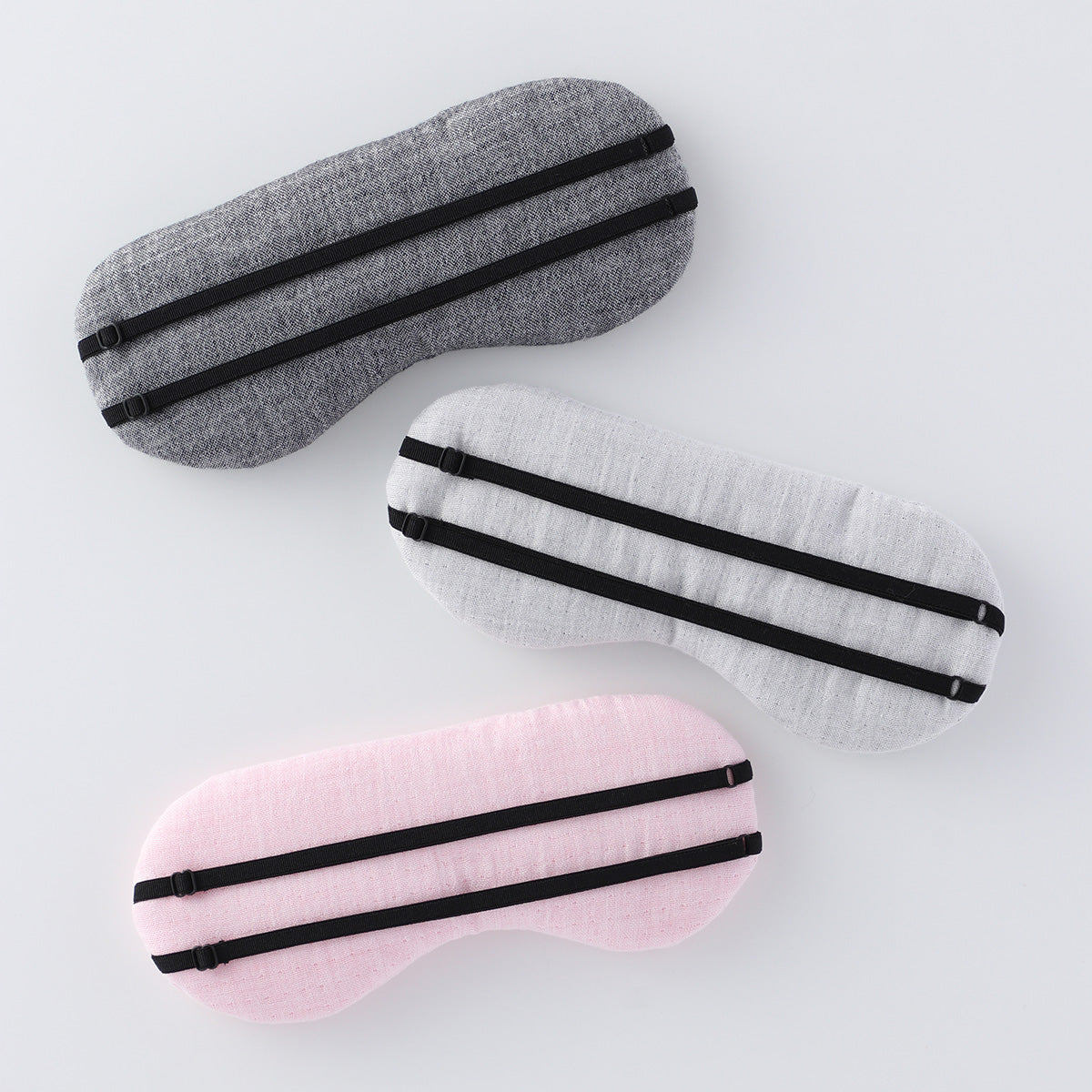 Marshmallow Gauze eye mask in Dark Grey