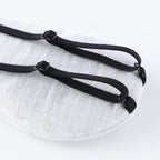 Marshmallow Gauze eye mask in Light Grey