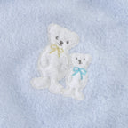 Airy Touch baby poncho in Blue