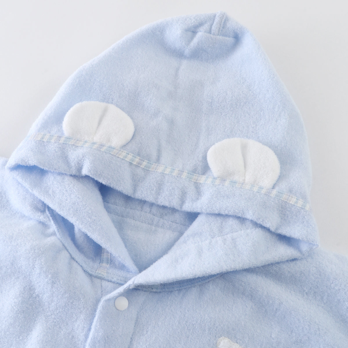 Airy Touch baby poncho in Blue