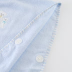 Airy Touch baby poncho in Blue