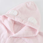 Airy Touch baby poncho in Pink