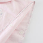 Airy Touch baby poncho in Pink