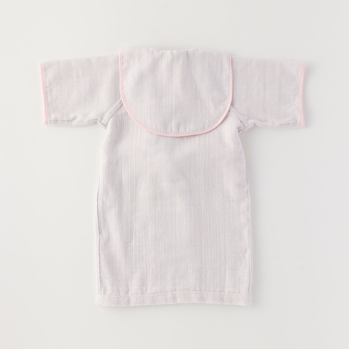 Marshmallow Gauze & Pile baby robe in Light Grey