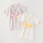 Marshmallow Gauze & Pile baby robe in Light Grey
