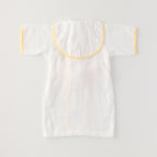Marshmallow Gauze & Pile baby robe in White