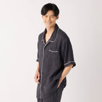 Crepe Gauze pyjamas in Dark Grey
