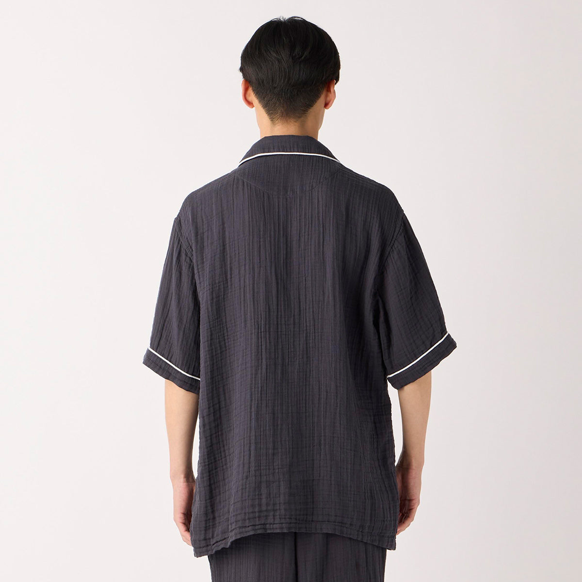 Crepe Gauze pyjamas in Dark Grey