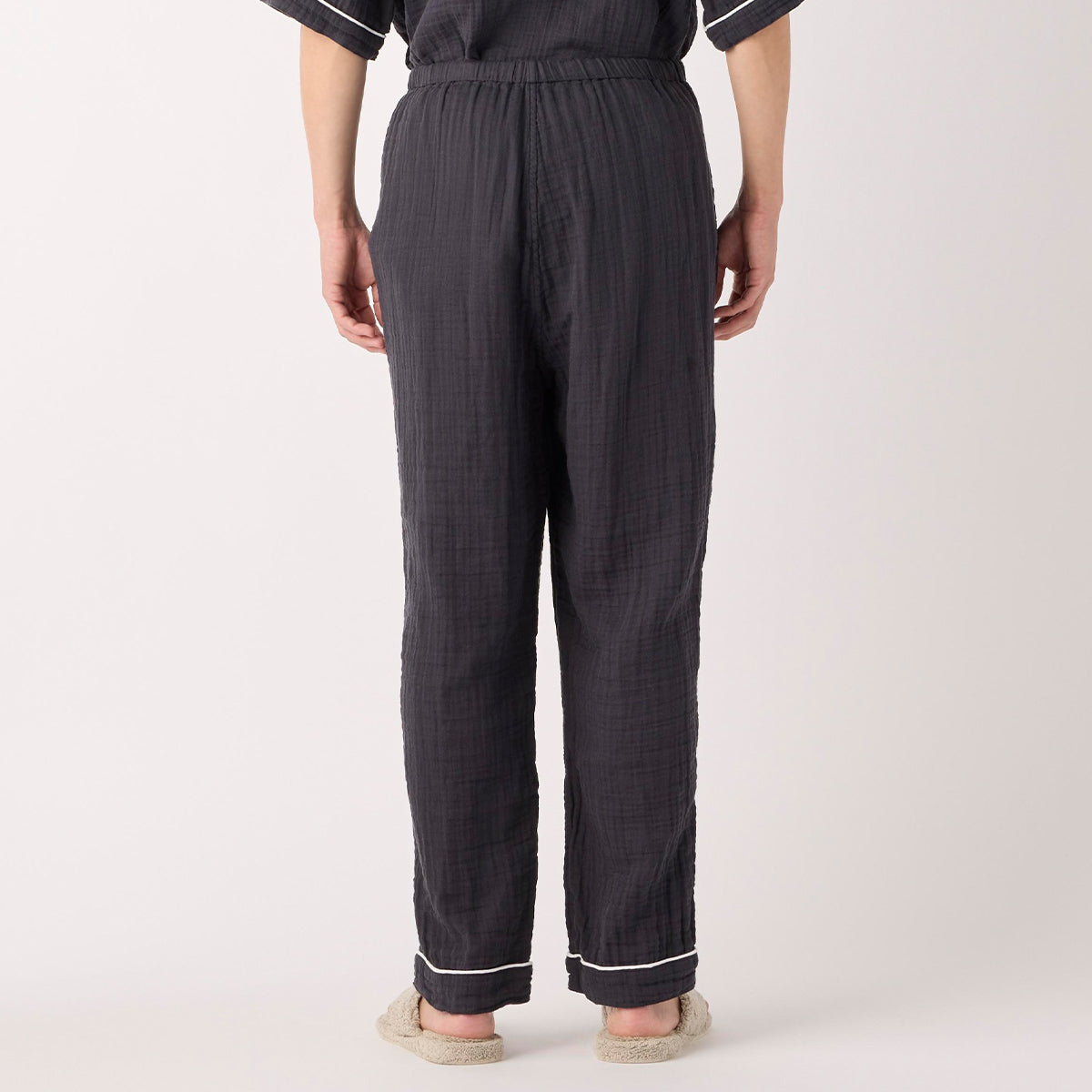 Crepe Gauze pyjamas in Dark Grey
