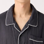 Crepe Gauze pyjamas in Dark Grey
