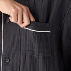 Crepe Gauze pyjamas in Dark Grey