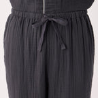 Crepe Gauze pyjamas in Dark Grey
