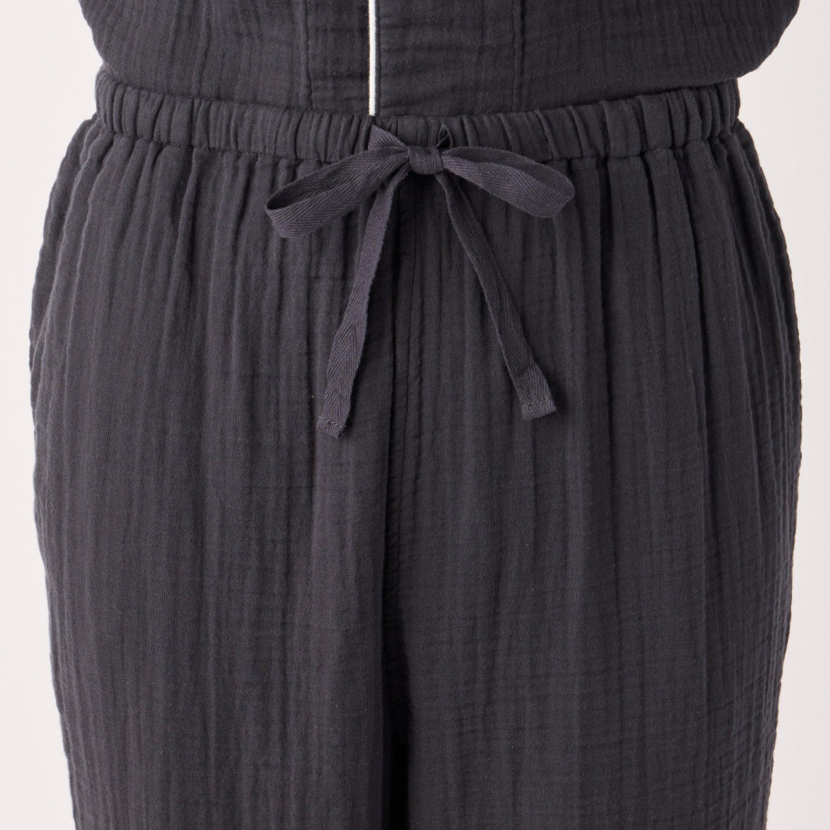 Crepe Gauze pyjamas in Dark Grey