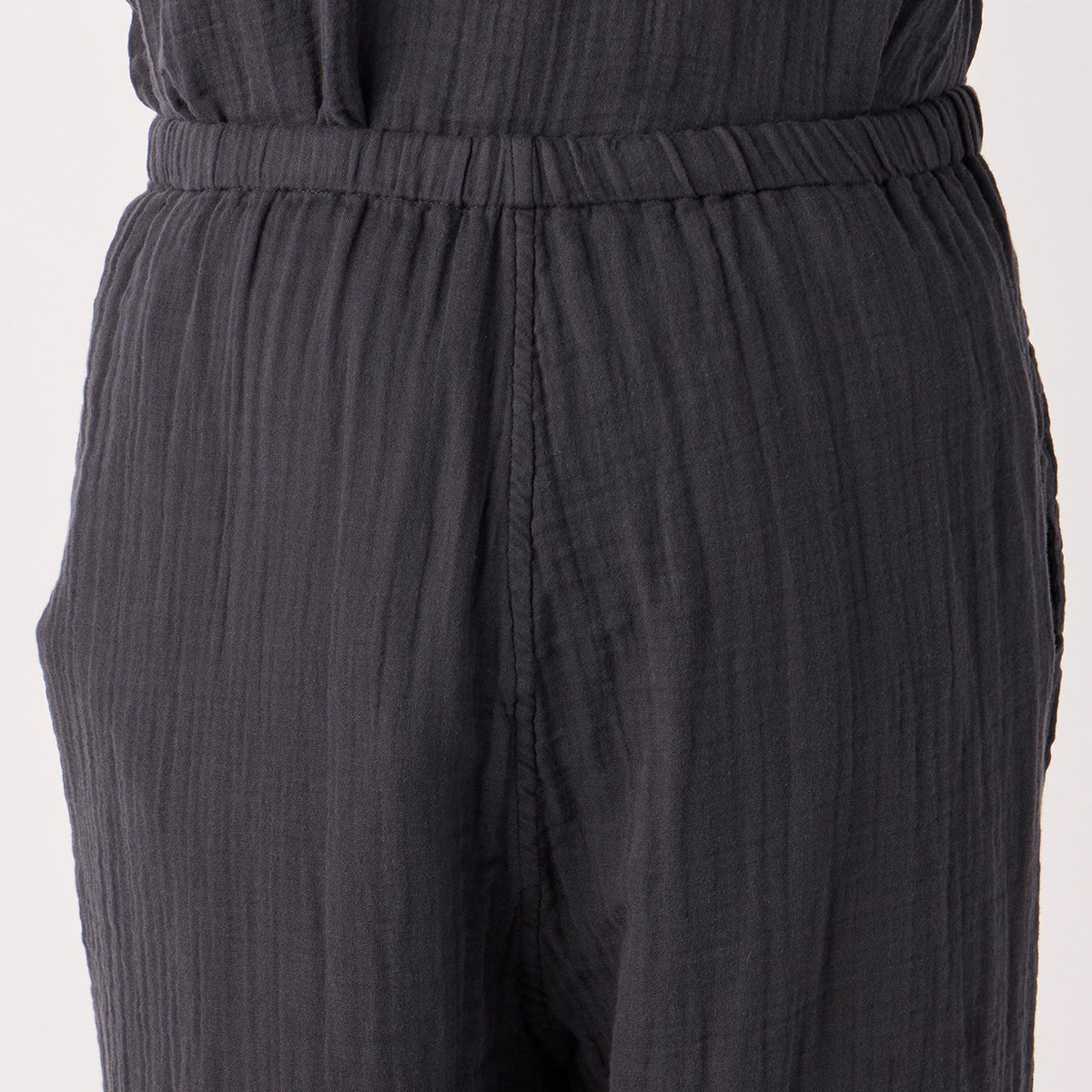 Crepe Gauze pyjamas in Dark Grey