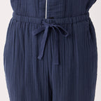 Crepe Gauze pyjamas in Navy
