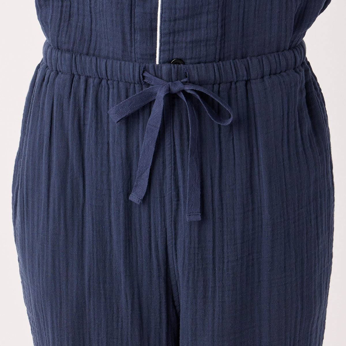 Crepe Gauze pyjamas in Navy