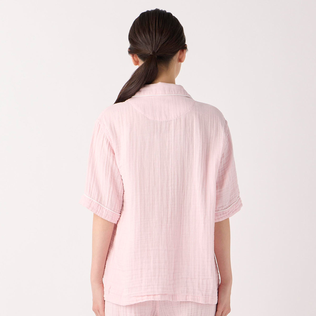 Crepe Gauze pyjamas in Light Pink