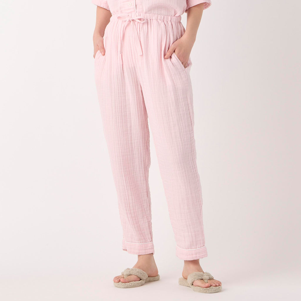 Crepe Gauze pyjamas in Light Pink