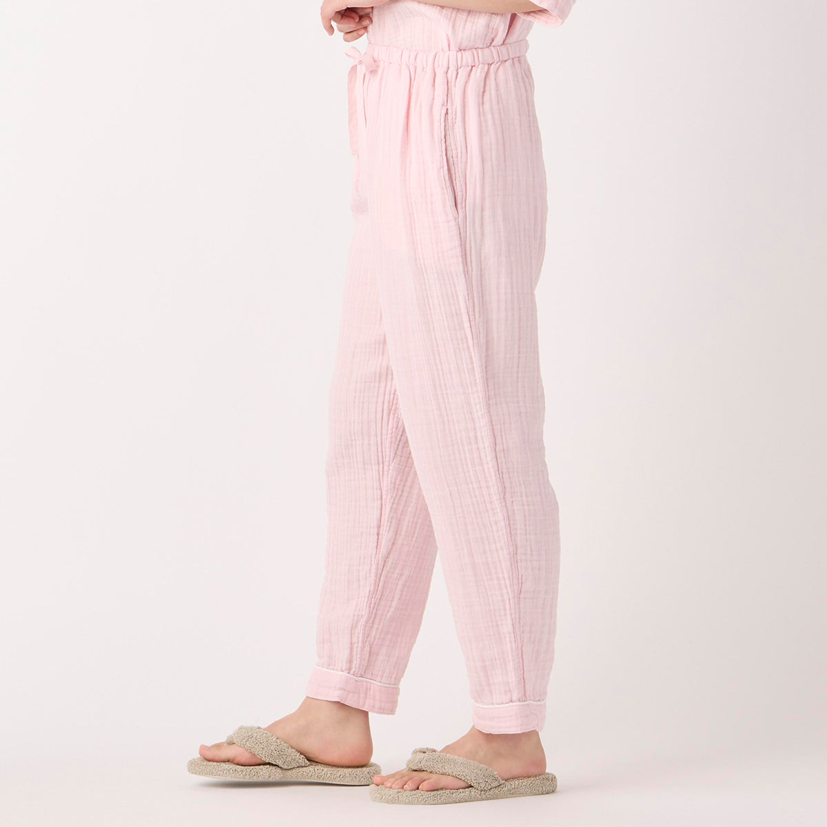 Crepe Gauze pyjamas in Light Pink