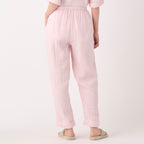 Crepe Gauze pyjamas in Light Pink