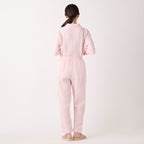 Crepe Gauze pyjamas in Light Pink